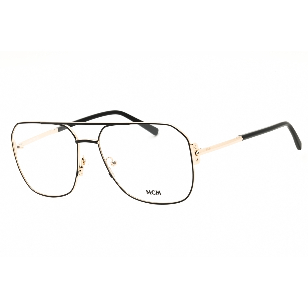 MCM MW5007 Eyeglasses Black Metal Rectangle